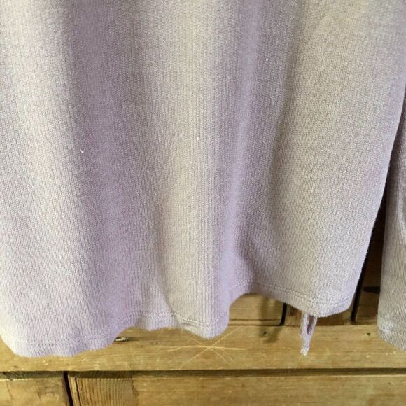 Carve Designs Pale Blush Pink Top Fringe Side V-Neck‎ Shirt Women's Size XS Boho - Picture 6 of 7